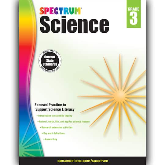 Spectrum&#xAE; Science Workbook, Grade 3